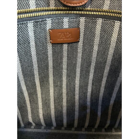 Zara Brown SS25 Shopper Bag - Picture 5 of 10